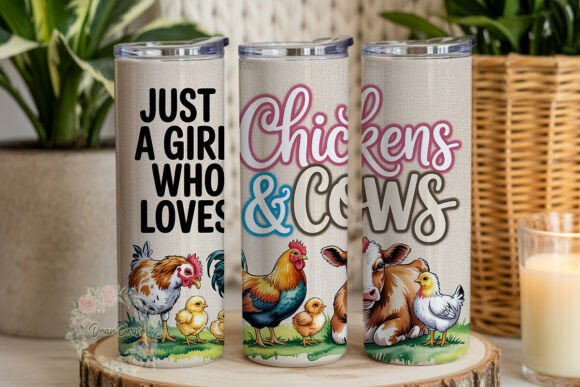 Farm Animal Lover Tumbler Wrap Graphics Review