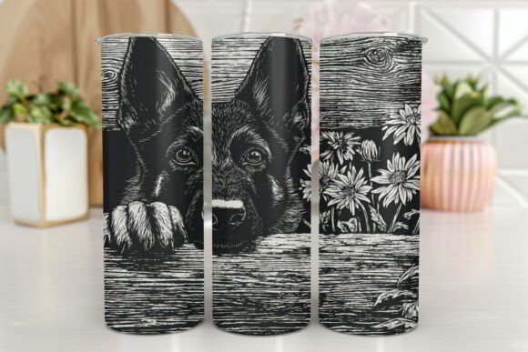 German Shepherd American Tumbler Graphics & Wraps