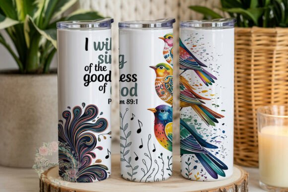 Goodness of God Birds Tumbler Wrap Graphics Review