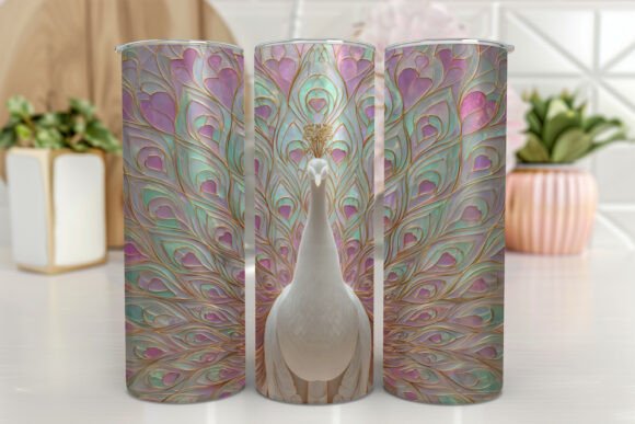 Peacock Tumbler Wraps: Floral 20 Oz Graphics Review