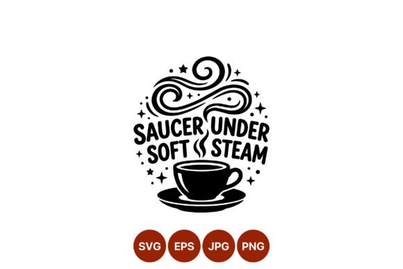 Saucer Under Steam Coffee Cup Vector Graphics & Illustrations