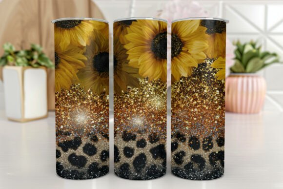 Sunflower Tumbler Wrap Graphics for Tumbler Wraps